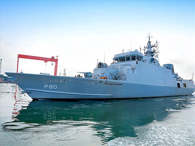 Cochin Shipyard delivers first anti-submarine warfare shallow water craft to Indian Navy